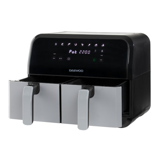 Daewoo Dual Drawer Air Fryer 8 Litre Double Capacity Energy Efficient